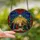 Faithful Christmas Lovers' Tiffany Stained Glass Nativity Ruby Red Poinsettia Emerald Green Mosaic Stained Glass Suncatcher - T9m0WyecwQ