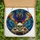 Art & Lore Enthusiasts' Tiffany Stained Glass Bat Skull Celestial Arcane Mosaic Jewel Tones Stained Glass Suncatcher - 5