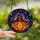 Autumn Lovers' Intricate Stained Glass Jack-o'-lantern Witch Hat Magical Night Mosaic Jewel Tones Stained Glass Suncatcher - 2