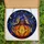 Autumn Lovers' Intricate Stained Glass Jack-o'-lantern Witch Hat Magical Night Mosaic Jewel Tones Stained Glass Suncatcher - 5