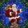 Festive Holiday Enthusiasts' Intricate Stained Glass Santa Claus Ruby Red Emerald Green Cobalt Blue Mosaic Stained Glass Suncatcher - 6