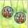 Holiday Decor Lovers' Stained Glass Gnomes Rustic Cart Winter Wonderland Mosaic Red Green Blue Stained Glass Suncatcher - nNrjqrDMVa