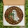 Fall Lovers' Iridescent Ghost Tiffany Stained Glass Emerald Terracotta Autumn Leaves Mosaic Stained Glass Suncatcher - 5