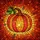 Art Lovers' Intricate Stained Glass Pumpkin Mosaic, Luminous Amber Orange Jewel Tones Stained Glass Suncatcher - 6