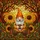 Gnome Lovers' Jewel Tone Stained Glass Gnome & Golden Sunflower Autumnal Mosaic Stained Glass Suncatcher - 6