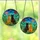 Cat Lovers' Tiffany Stained Glass Black & Orange Cats, Rose & Daisy Floral Mosaic Stained Glass Suncatcher - 3