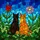 Cat Lovers' Tiffany Stained Glass Black & Orange Cats, Rose & Daisy Floral Mosaic Stained Glass Suncatcher - 6