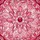 Art Lovers' Stained Glass Dahlia Jewel Tone Ruby Red Pink Intricate Floral Mosaic Stained Glass Suncatcher - 6