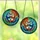 Nature Lovers' Nuzzling Otters Tiffany Style Stained Glass Orange Blue Teal Geometric Mosaic Design Stained Glass Suncatcher - 3