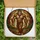 Bigfoot Admirers' Glowing Tiffany Style Bigfoot Striding Forest Mosaic Rich Earth Tones Stained Glass Suncatcher - 5