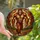 Bigfoot Admirers' Glowing Tiffany Style Bigfoot Striding Forest Mosaic Rich Earth Tones Stained Glass Suncatcher - 1