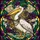 Mardi Gras Celebrants' Tiffany Style Pelican Jester Hat Purple Green Gold Stained Glass Mosaic Stained Glass Suncatcher - 6