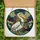 Mardi Gras Celebrants' Tiffany Style Pelican Jester Hat Purple Green Gold Stained Glass Mosaic Stained Glass Suncatcher - 5