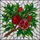 Art Enthusiasts' Jewel Tone Pomegranate Stained Glass Botanical Crimson Red Emerald Green Pattern Stained Glass Suncatcher - 6