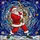 Christmas Sports Art Lovers' Tiffany Stained Glass Santa Claus Baseball Swing Jewel Tone Mosaic Stained Glass Suncatcher - 6