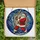 Christmas Sports Art Lovers' Tiffany Stained Glass Santa Claus Baseball Swing Jewel Tone Mosaic Stained Glass Suncatcher - oRnYX4DH8X