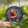 Christmas Sports Art Lovers' Tiffany Stained Glass Santa Claus Baseball Swing Jewel Tone Mosaic Stained Glass Suncatcher - p8HjIxGVNW
