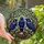 Fantasy Art Fans' Intricate Tiffany Stained Glass Indigo Violet Amber Ravens Nest Forest Mosaic Stained Glass Suncatcher - H9a0CWxIeB