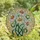 Nature Lovers' Vibrant Stained Glass Daisy Cluster Tiffany Style Jewel Tones Botanical Mosaic Stained Glass Suncatcher - 4