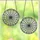 Gothic Art Fans' Tiffany Style Spiderweb Teal Gem Crystal Stained Glass Mosaic Stained Glass Suncatcher - 3