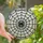 Gothic Art Fans' Tiffany Style Spiderweb Teal Gem Crystal Stained Glass Mosaic Stained Glass Suncatcher - 1