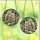 Nature Lovers' Snuggled Barred Owls Stained Glass Mosaic Winter Forest Art, Earthy Jewel Tones Stained Glass Suncatcher - 3