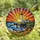 Coastal Art Lovers' Vibrant Tiffany Stained Glass Lighthouse Sunset Ocean Mosaic with Glowing Lamp and Wildflowers Stained Glass Suncatcher - TYi4zkFC0b