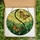 Nature Lovers' Vibrant Jewel Tone Stained Glass Monarch Butterflies Vine Meadow Mosaic Art Stained Glass Suncatcher - 99BEFxwutm