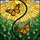 Nature Lovers' Vibrant Jewel Tone Stained Glass Monarch Butterflies Vine Meadow Mosaic Art Stained Glass Suncatcher - 6