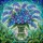 Nature Lovers' Tiffany Style Stained Glass Forget-Me-Not Floral Mosaic Vibrant Blue Purple Jewel Tones Stained Glass Suncatcher - 6