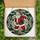 Christmas Football Fans' Tiffany Stained Glass Santa Football Jewel Tone Pine Branch Mosaic Stained Glass Suncatcher - IzoeGikTLP