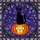 Halloween Decor Lovers' Whimsical Stained Glass Pumpkin Black Cat Starry Night Floral Art Stained Glass Suncatcher - 6