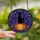 Halloween Decor Lovers' Whimsical Stained Glass Pumpkin Black Cat Starry Night Floral Art Stained Glass Suncatcher - 2
