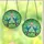 Art Lovers' Jewel Tone Stained Glass Hummingbirds Pink Flower Green Foliage Mosaic Stained Glass Suncatcher - 3