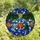 Holiday Enthusiasts' Intricate Stained Glass Christmas Garland, Ruby Emerald Golden Ornaments, Snowflakes Mosaic Stained Glass Suncatcher - 4