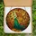 Fantasy Art Lovers' Tiffany Stained Glass Autumn Fairy Amber Wings Emerald Teal Pumpkins Stained Glass Suncatcher - 5