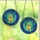 Labrador Enthusiasts' Tiffany Style Stained Glass Yellow Lab Cosmic Crescent Moon Jewel Tones Mosaic Stained Glass Suncatcher - MAuuwPHWOj