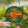 Art & Transport Lovers' Tiffany Stained Glass Orange Delivery Truck Geometric Jewel Tone Mosaic Stained Glass Suncatcher - 2