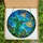 Nature Lovers' Vibrant Green Hummingbird Stained Glass Jewel Tone Floral Mosaic Stained Glass Suncatcher - Ne9OW81Ncu