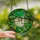 Sloth Lovers' Cute Iridescent Tiffany Stained Glass Jungle Mosaic Emerald Cerulean Stained Glass Suncatcher - 2