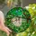 Sloth Lovers' Cute Iridescent Tiffany Stained Glass Jungle Mosaic Emerald Cerulean Stained Glass Suncatcher - 1