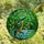 Nature Lovers' Graceful Tiffany Stained Glass Kingfisher Art, Emerald Orange Teal Water Mosaic Stained Glass Suncatcher - 4