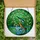 Nature Lovers' Graceful Tiffany Stained Glass Kingfisher Art, Emerald Orange Teal Water Mosaic Stained Glass Suncatcher - 5