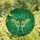 Nature Lovers' Stained Glass Luna Moth Emerald Teal Golden Jewel Tone Tiffany Style Mosaic Stained Glass Suncatcher - RFwPw9EEAx