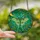 Nature Lovers' Stained Glass Luna Moth Emerald Teal Golden Jewel Tone Tiffany Style Mosaic Stained Glass Suncatcher - eAZmDBbuq6