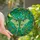 Nature Lovers' Stained Glass Luna Moth Emerald Teal Golden Jewel Tone Tiffany Style Mosaic Stained Glass Suncatcher - rAj1w1qoIo