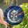 Art & Nature Lovers' Tiffany Stained Glass Iridescent Moon Mushroom Celestial Forest Mosaic Stained Glass Suncatcher - 0bZMYhEwO9