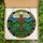 Sacred Art Enthusiasts Vibrant Tiffany Stained Glass Ruby Red Cross, Jewel Tone Floral Garden & Landscape Mosaic Stained Glass Suncatcher - 9dLhdmiZ8N