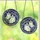 Cat Lovers' Whimsical Stained Glass Cat-Ghost Tiffany Art, Sapphire Amethyst Silver Swirls & Stars Stained Glass Suncatcher - 3