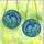 Ocean Lovers' Dynamic Stained Glass Dolphin Arcing Ocean Waves Mosaic Azure Teal Stained Glass Suncatcher - 3